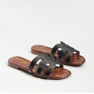 Sam Edelman Black Leather Sandals